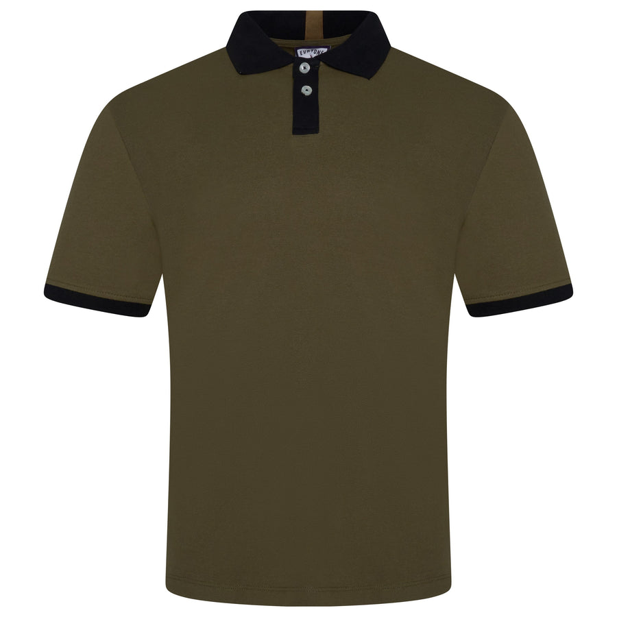 Evryone Contrast Collar Polo Shirt