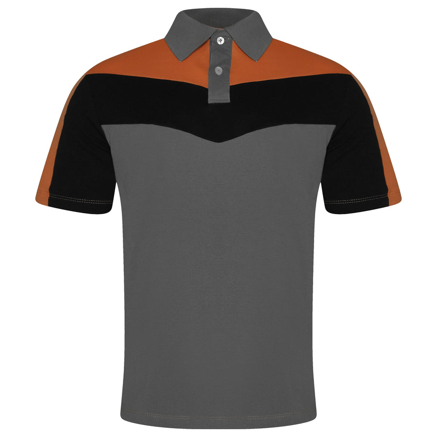 Evryone Contrast Stripe Polo Shirt
