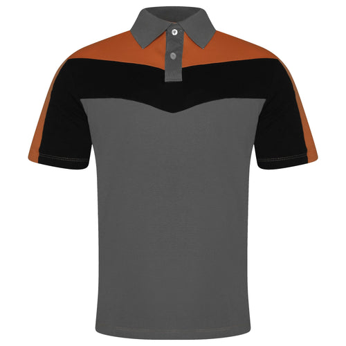Evryone Contrast Stripe Polo Shirt