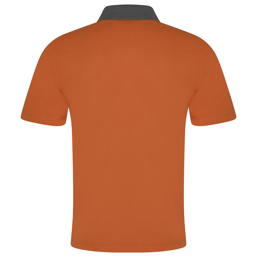 Evryone Contrast Stripe Polo Shirt
