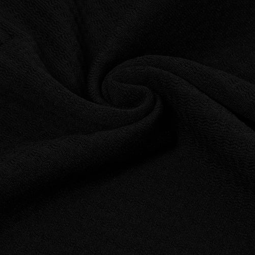 Contempo Half Zip Stretch Ribbed Polo Jumper