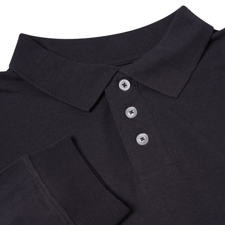 Everett Wales Long Sleeve Polo Shirt