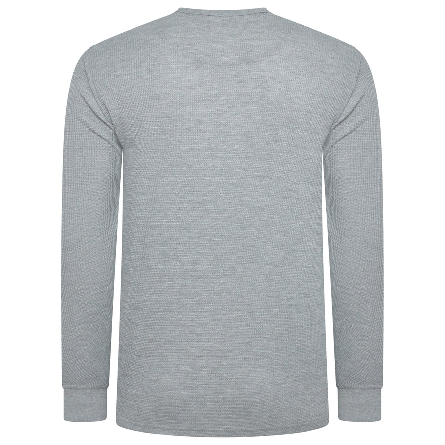 One Brand Crew Neck Waffle Knit T-Shirt