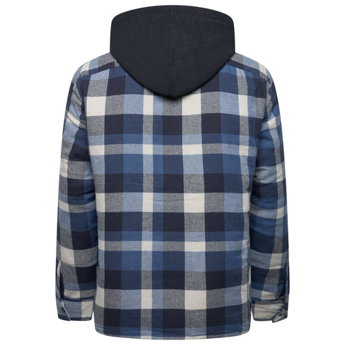 Wrangler Hooded Padded Overshirt Jacket