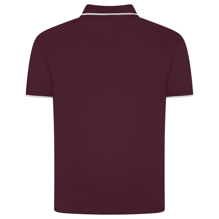 Evryone Contrast Tipped Polo Shirt