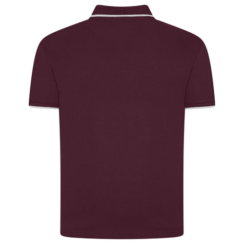 Evryone Contrast Tipped Polo Shirt