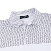 Island Green Dash Print Golf Sport Polo Shirt