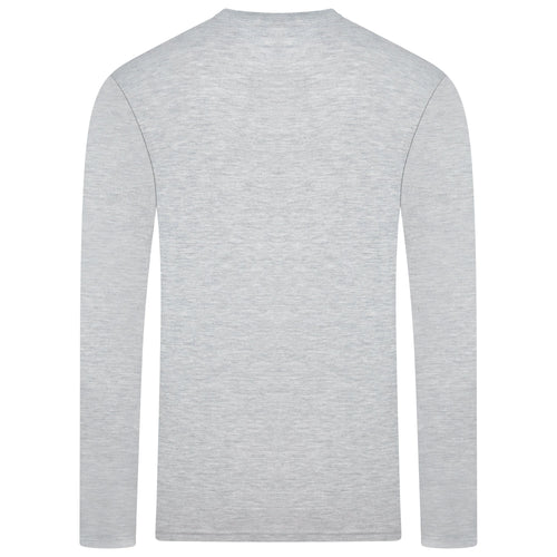 Henley Waffle Knit Long Sleeve Top