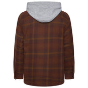 Wrangler Padded Hooded Shirt Jacket