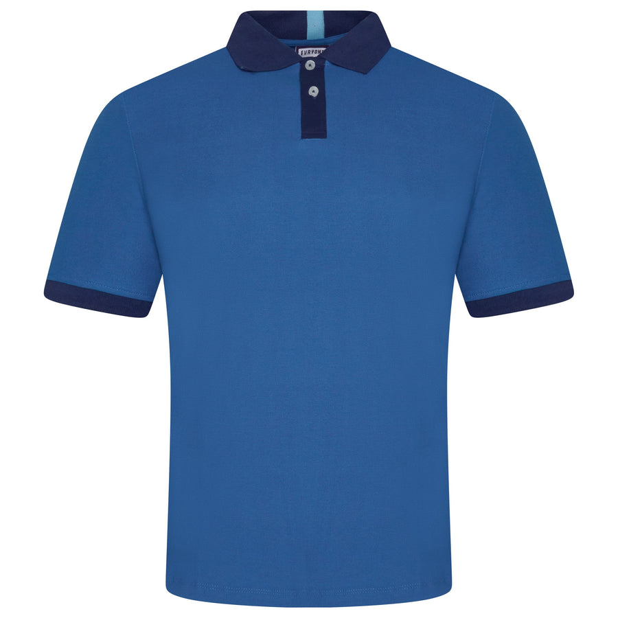 Evryone Contrast Collar Polo Shirt