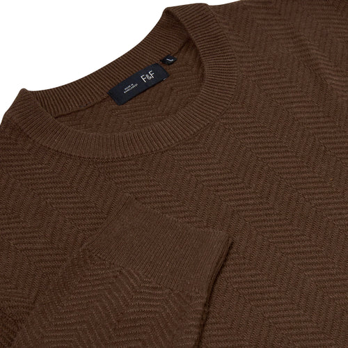 F&F Chevron Knit Pullover Jumper