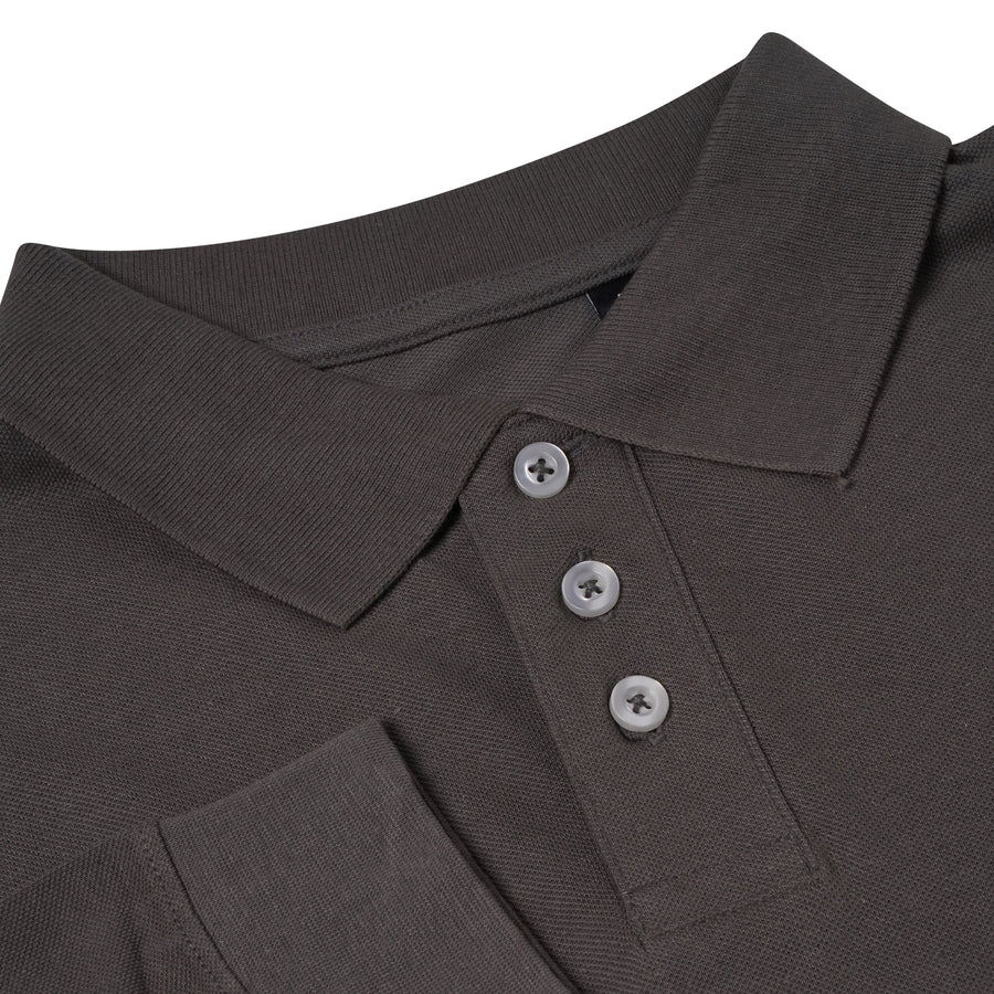 Everett Wales Long Sleeve Polo Shirt