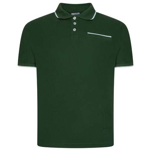 Evryone Contrast Tipped Polo Shirt