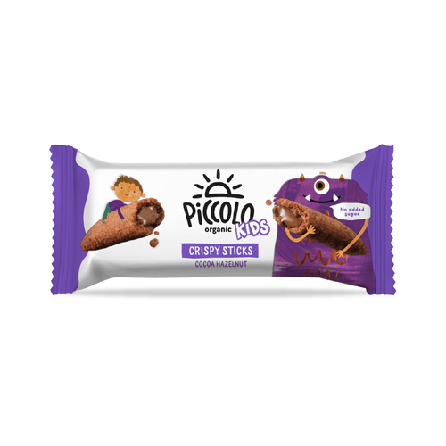 Piccolo Kids Cocoa & Hazelnut Crispy Sticks 5 x 25g Snack