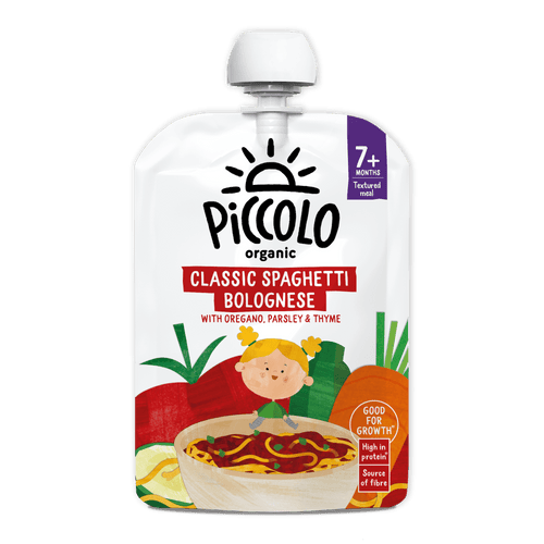Piccolo Organic Spaghetti Bolognese Baby Food 130g 7m+