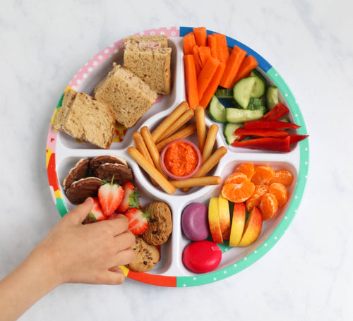 Pick Plates Biggie Divided Plate – 5 Compartment Kids Plate 29.5cm