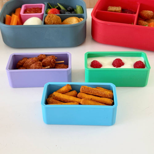 Pick Plates Large Pick & Dip Pots – Leakproof Silicone Sauce Containers 3 Pack
