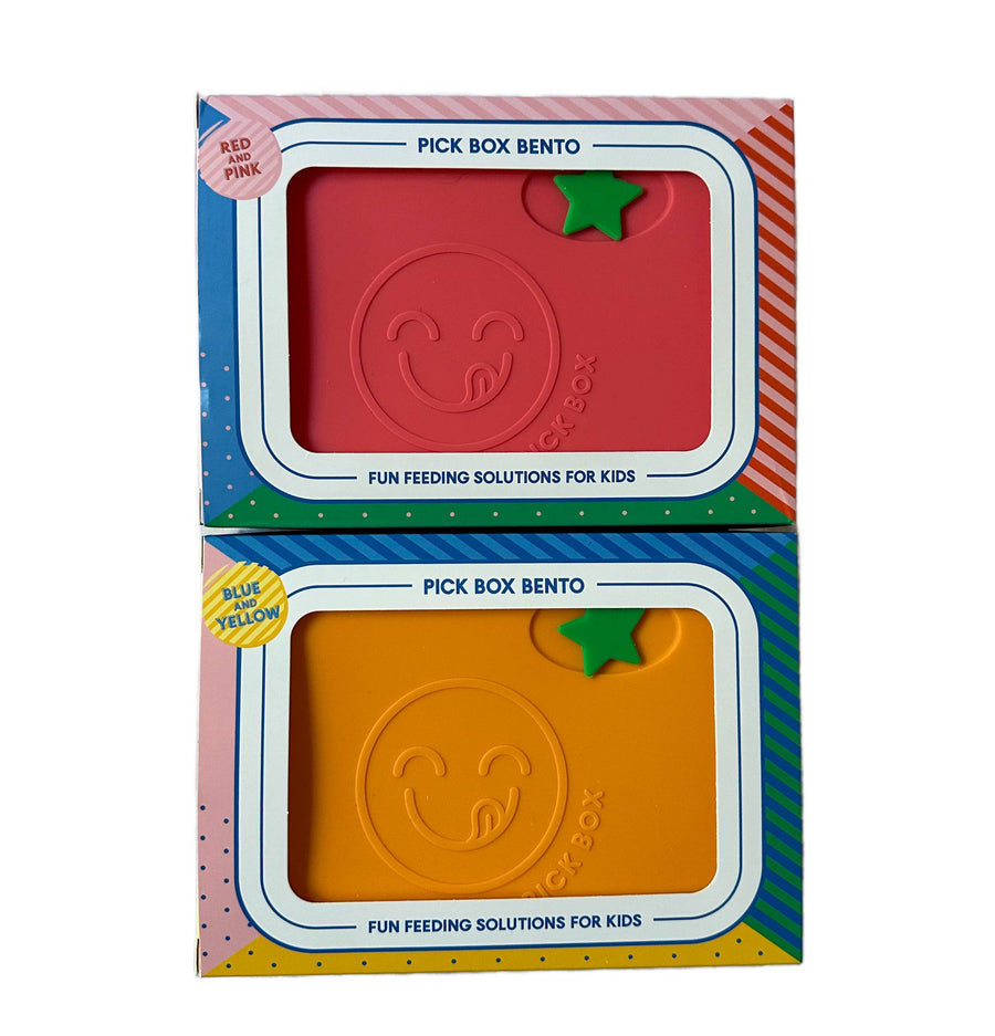 Pick Plates Pick Box Bento Silicone Lunch Box – 4 Compartment 750ml