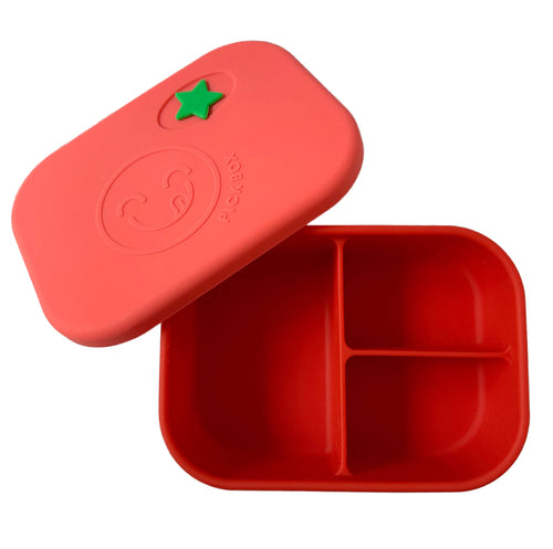 Pick Plates Pick Box Classic Silicone Lunch Box – 3 Compartment 750ml