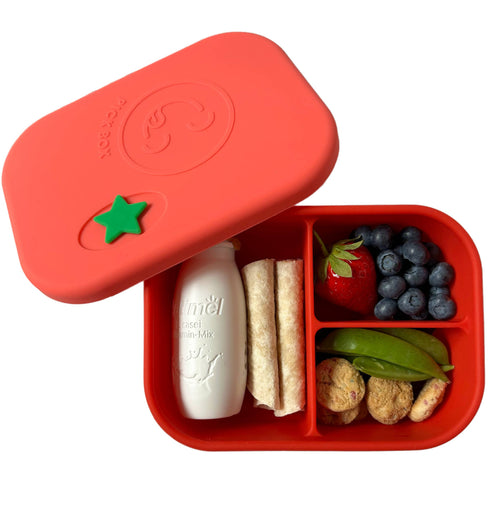 Pick Plates Pick Box Classic Silicone Lunch Box – 3 Compartment 750ml