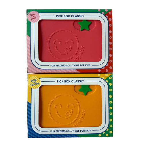 Pick Plates Pick Box Classic Silicone Lunch Box – 3 Compartment 750ml