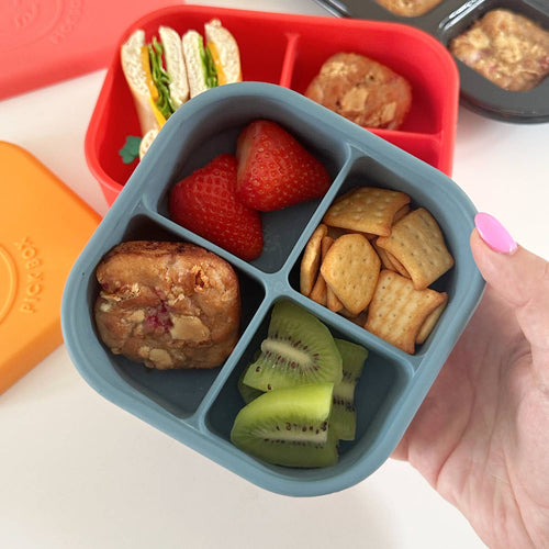 Pick Plates Pick Box Snack Silicone Snack Box – 4 Compartment 500ml