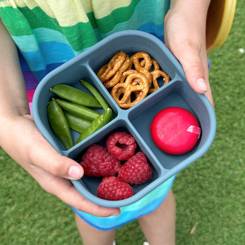 Pick Plates Pick Box Snack Silicone Snack Box – 4 Compartment 500ml