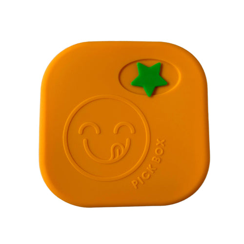 Pick Plates Pick Box Snack Silicone Snack Box – 4 Compartment 500ml