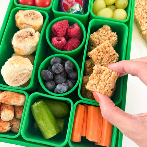 Pick Plates Snackle Box Silicone Snack Box – 10 Compartment Food Container