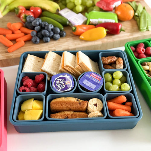 Pick Plates Snackle Box Silicone Snack Box – 10 Compartment Food Container