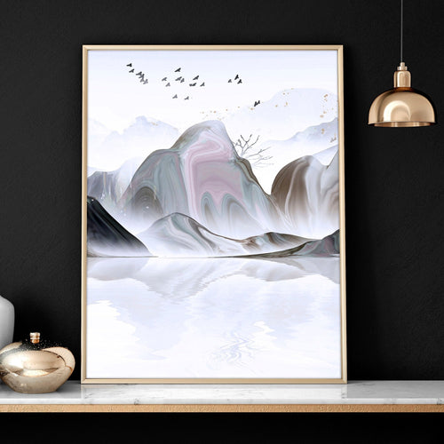 Pictures for bedrooms | set of 3 Japanese wall art prints