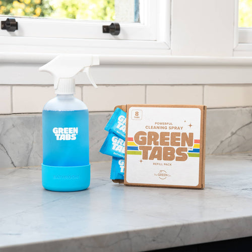 Plant-Powered Bathroom Cleaner GreenTabs™ – Plastic-Free, Vegan & Eco-Friendly Starter Kit