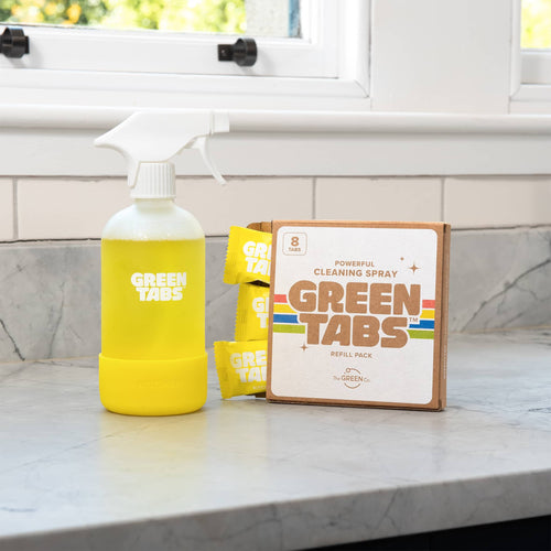 Plant-Powered Kitchen Degreaser GreenTabs™ – Plastic-Free, Vegan & Eco-Friendly Starter Kit