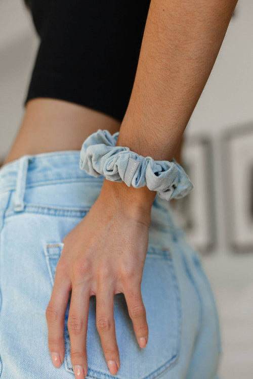 Plastic-Free Scrunchies True Blue – Organic Cotton