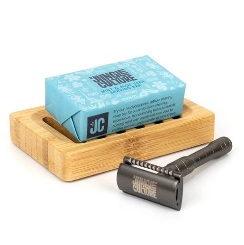 Plastic Free Solid Shaving Soap Bars For Cleansing & Smooth Shaving - 100g