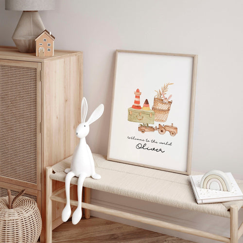 Playroom decor ideas | wall art print for baby boy room