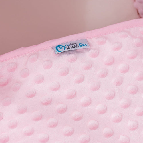 Pod Pink Dimple Moses Basket Bedding Set (Basket Not Included!)