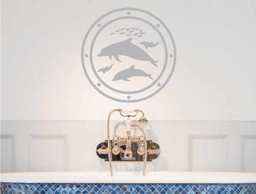 Porthole Wall Sticker | Bathroom Wall Art
