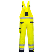Portwest TX52 Dijon Hi-Vis Contrast Bib & Brace