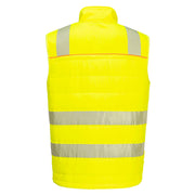 Portwest DX479 Hi-Vis Softshell Bodywarmer