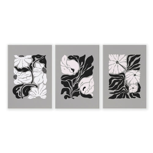 Posters For Bathrooms | Set of 3 Botanical Wall art Prints
