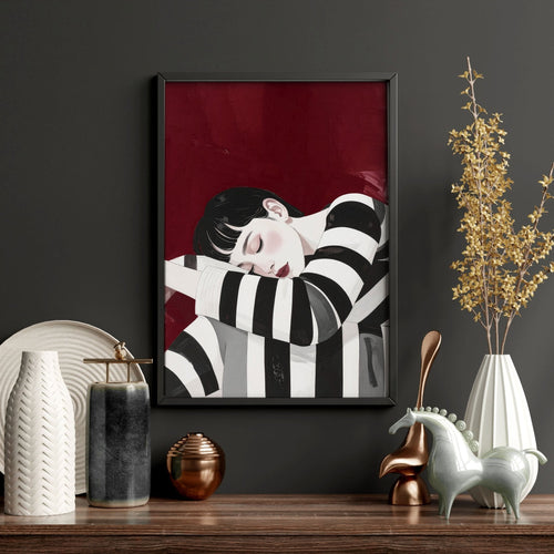 Posters Wall Art | Set of 3 Boho Women Wall art Prints