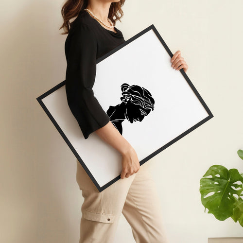 Posters With Frames | Set of 3 Sculpture Wall art Prints