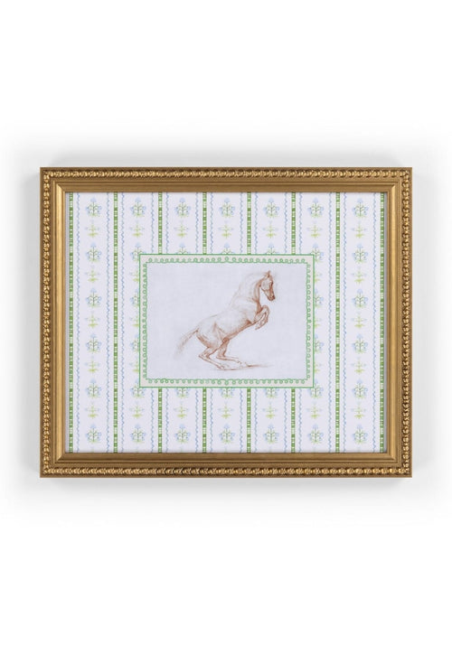 Prancing Beauty Framed Print - Perfect for Nursery & Children's Rooms