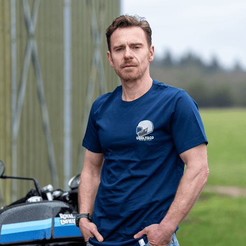Navy U&C Helmet Tee