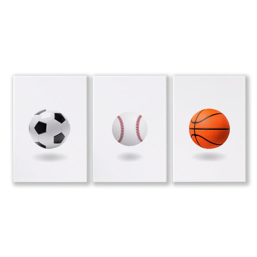 Prints For Children's Bedrooms | Set of 3 Pop Wall art Prints