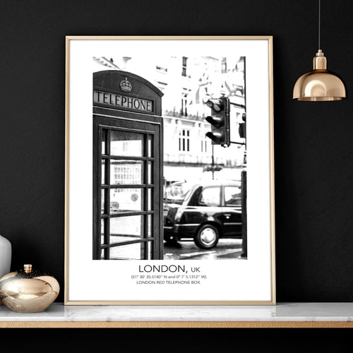 Set of 3 Prints for Living Room | London Wall Art