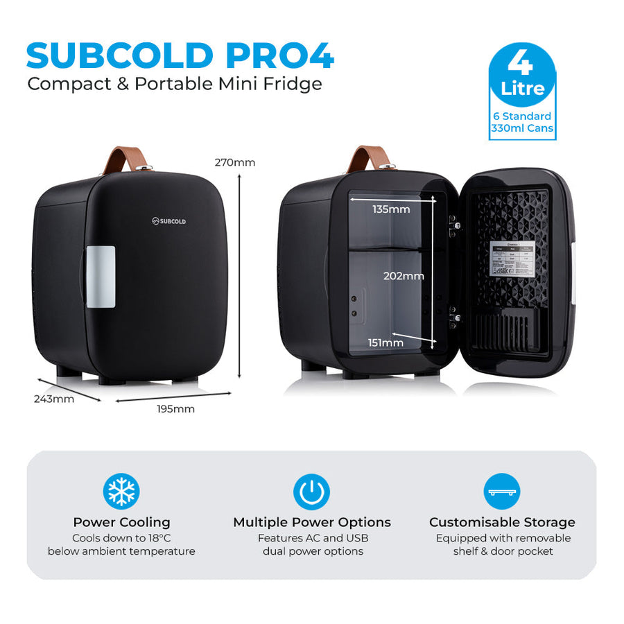 Subcold Pro 4L Mini Fridge
