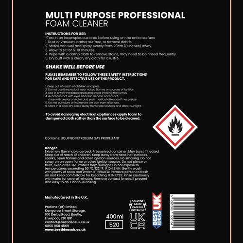 Profoam - Leather Cleaner | Musk Scent
