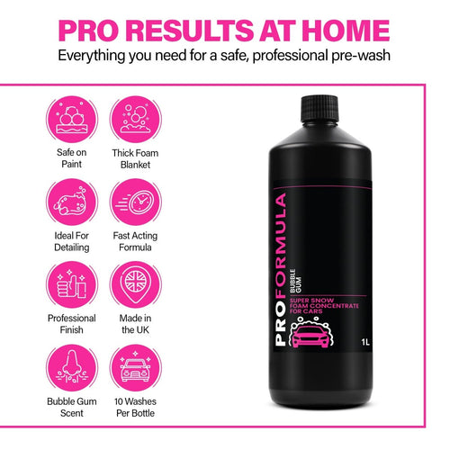 Proformula - Snow Foam Concentrate Car Cleaner | Bubble Gum Scent